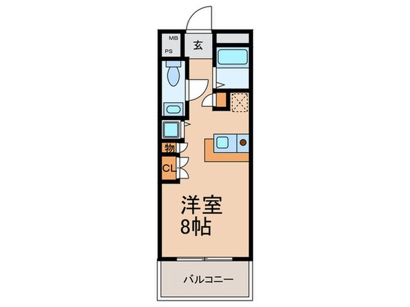 エスリ－ド御堂筋梅田(８１４)の物件間取画像